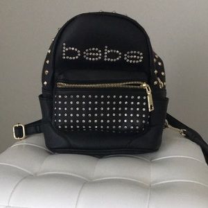Black BEBE Mini Bookbag